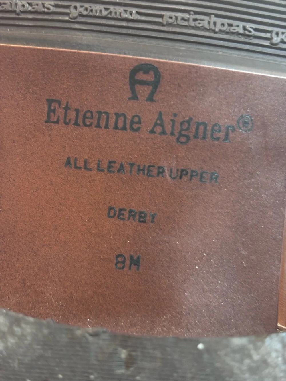 Etienne Aigner Brown Leather Over-the-Knee Riding Boots